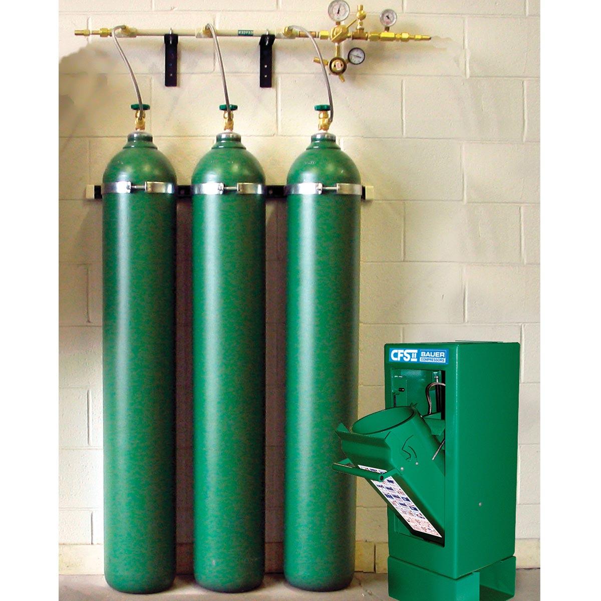 Oxygen sales filling station